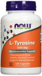 NOW L-Tyrosine 500 mg 120 kapszula