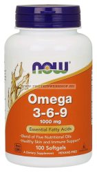 Now Foods Omega 3 - 6 - 9 100 gélkapszula 