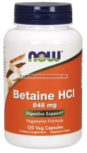 NOW Betaine HCL 120 kapszula