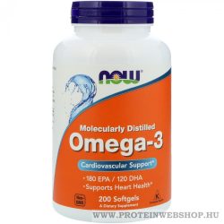 NOW Omega - 3 200 lágyzselé kapszula