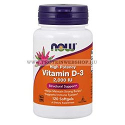 NOW Vitamin D3 2000 IU 120 lágyzselé kapszula