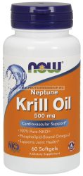 NOW Neptune Krill Oil 500 mg 60 gélkapszula 