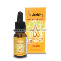 VitaKing D3-vitamin csepp 10ml 320 adag 2000IU
