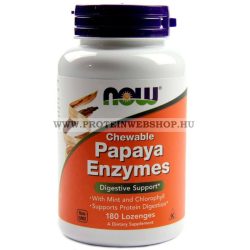 Now Foods Papaya Enzymes 180 tabletta 