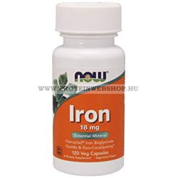NOW Iron 18 mg 120 Veg Kapszula 