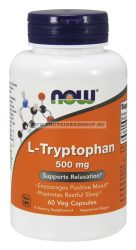 NOW L-Tryptophan 500mg 60 vegán kapszula 