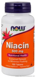 NOW Niacin 500 mg 100 kapszula 