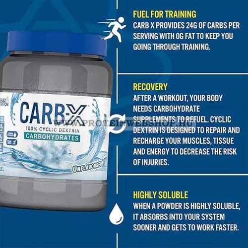 Applied Nutrition - CARB X 1,2kg - UNFLAVOURED cluster Dextrin®