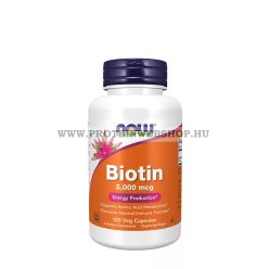 NOW Biotin 5000 mcg 60 veg kapszula 