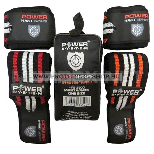 POWER SYSTEM Wrist Wrasps - Csuklóbandázs 