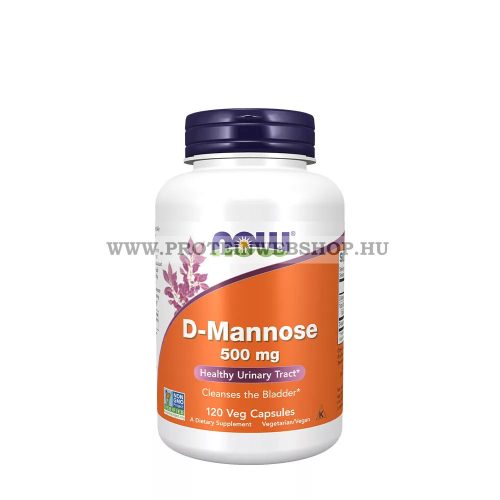 NOW D-Mannose 500 mg 120 veg capsules 