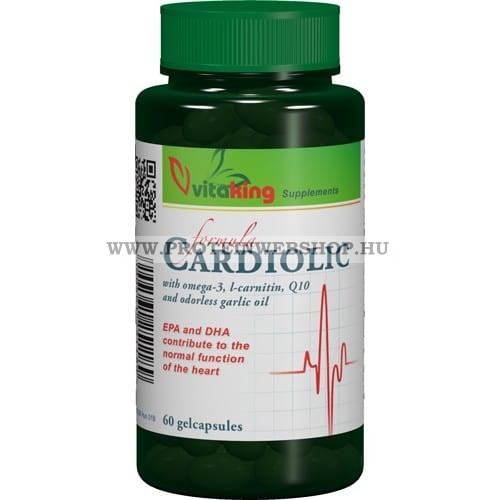 VitaKing Cardiolic Formula 60 gélkapszula 