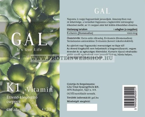 GAL K1-Vitamin cseppek 30 ml