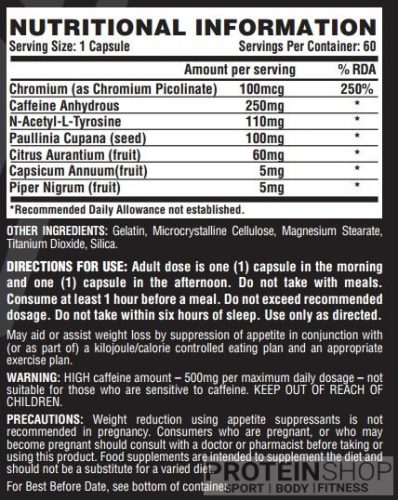 Nutrex Lipo 6 Black Ultra Concentrated 60 kapszula 	