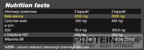 Olimp Nutrition Beta-Alanine Carno Rush 80 tabletta