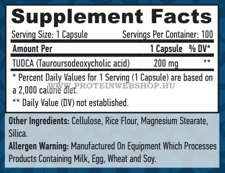 HAYA LABS TUDCA 200 mg  100 kapszula