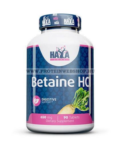 Haya Labs Betain HCL 650mg 90 tabletta
