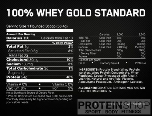 Optimum Nutrition Gold Standard 100% Whey 908g
