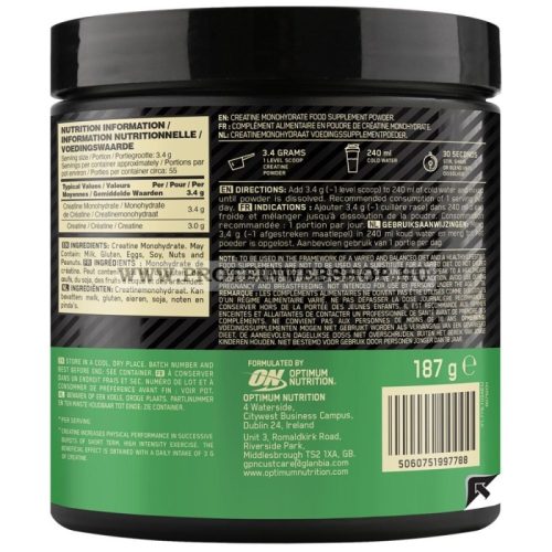 Optimum Nutrition Creatine Powder 187g