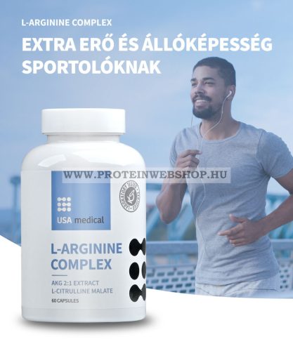 USA Medical L-Arginine Complex 60 kapszula