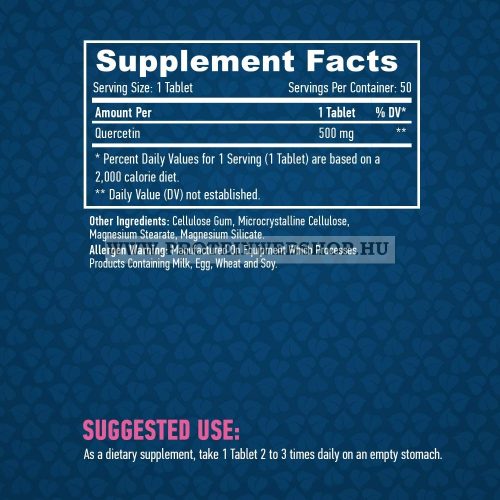 Haya Labs Quercetin 500mg 50 tabletta