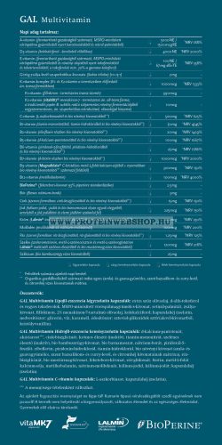 GAL Multivitamin 30 adag 60.2 g