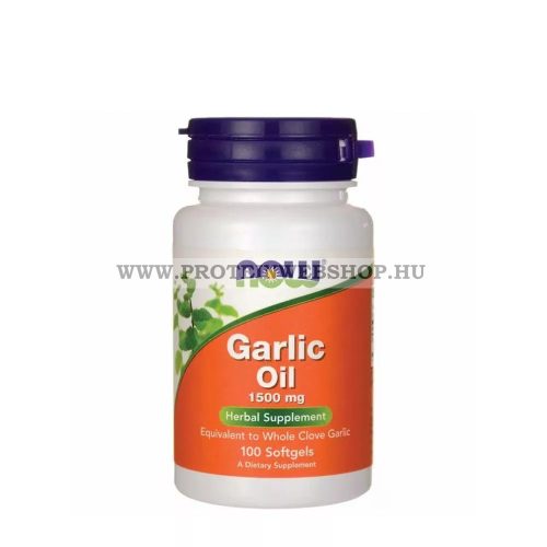 NOW Garlic Oil 1500 mg 100 lágykapszula