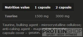 Olimp Nutrition Taurine Mega Caps 1500 - 120 kapszula