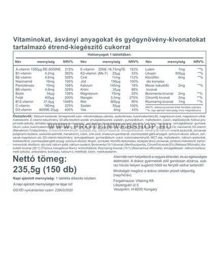 VitaKing Daily One Multivitamin 150 tabletta 