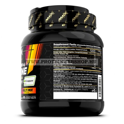 Amix Nutrition - Black Line Creatine Creapure 2500mg Chewable Tabs Zero Sugar 60 tab