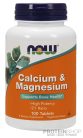 NOW Calcium & Magnesium 100 tabletta