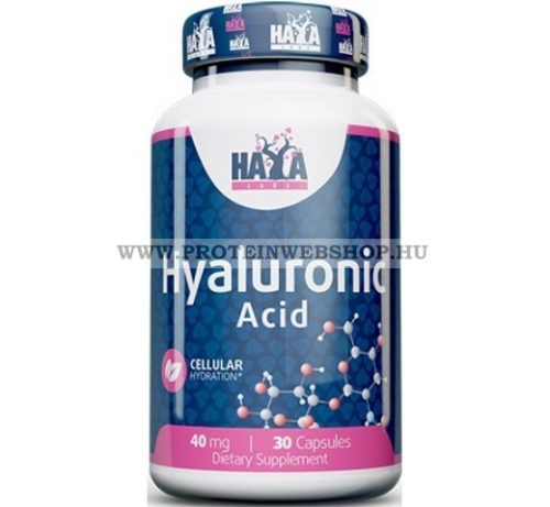 Haya Labs Hyaluronic Acid 40mg 30 kapszula Hialuron sav 
