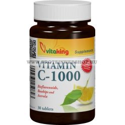   VitaKing - Vitamin C-1000 mg Citrus Bioflavonoid Acerola Rose Hips  - 30 tabletta