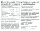 VitaKing - Vitamin C-1000 mg Citrus Bioflavonoid Acerola Rose Hips  - 30 tabletta